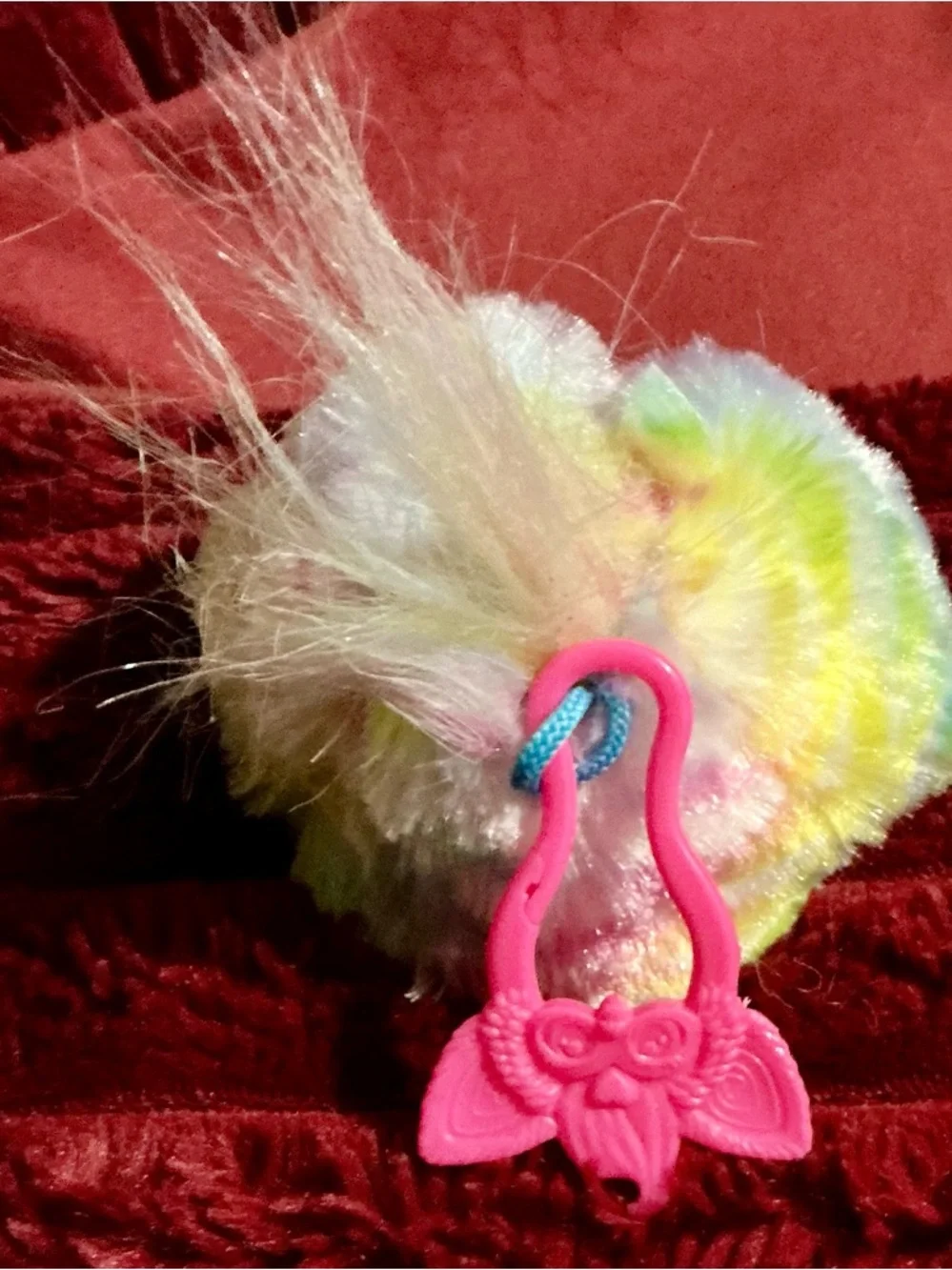 Plush Talking Furby Small Kids Toy with Rainbow Fur and Big Eyes
